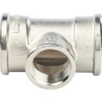 Тройник 1"X3/4X1" ВВ переходной никелированный STOUT Тройник 1"X3/4X1" ВВ переходной никелированный STOUT