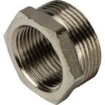 Футорка 1"1/2X1"1/4 никелированная STOUT