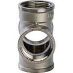 Крестовина 1"1/4 ВВ никелированная STOUT