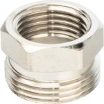 Разъемное соединение 1/2 "американка" ВН никелированное, уплотнение под гайкой o-ring кольцо STOUT Разъемное соединение 1/2 "американка" ВН никелированное, уплотнение под гайкой o-ring кольцо STOUT