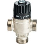 Термостатический смесительный клапан 3/4" НР 30-65°С KV 1,8 для систем отопления и ГВС STOUT Термостатический смесительный клапан 3/4" НР 30-65°С KV 1,8 для систем отопления и ГВС STOUT