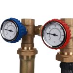 Насосная группа 1" для твердотопливных котлов с насосом Grundfos UPSO 25-65 в теплоизоляции STOUT