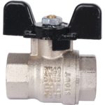 SVB Кран шаровой стандартнопроходной, ВР/ВР, ручка бабочка 1/2" STOUT SVB Кран шаровой стандартнопроходной, ВР/ВР, ручка бабочка 1/2" STOUT