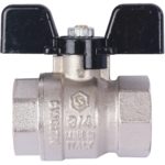 SVB Кран шаровой 3/4" стандартнопроходной, ВР/ВР, ручка бабочка STOUT