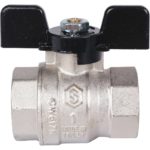 SVB Кран шаровой 1" стандартнопроходной, ВР/ВР, ручка бабочка STOUT