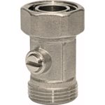 Узел нижнего подключения 3/4" для радиатора, раздельный STOUT