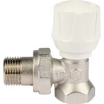 Клапан ручной 1/2" терморегулирующий угловой SVR  STOUT