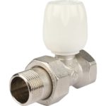 Клапан ручной 3/4" терморегулирующий с неподъемным шпинделем прямой SVRs STOUT