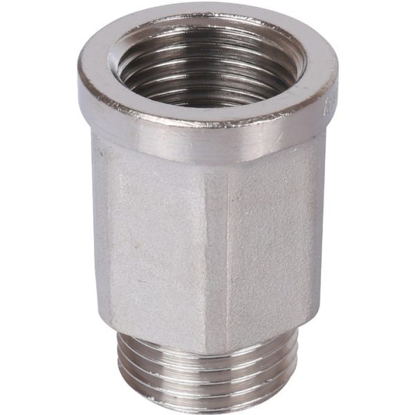 Удлинитель 1/2"x1/2" ВН шестигранный никелированный STOUT Удлинитель 1/2"x1/2" ВН шестигранный никелированный STOUT