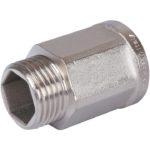 Удлинитель 1/2"x1/2" ВН шестигранный никелированный STOUT Удлинитель 1/2"x1/2" ВН шестигранный никелированный STOUT