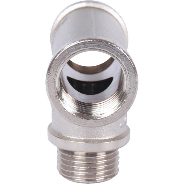 Тройник 1/2"x1/2"x1/2" ВНВ никелированный STOUT Тройник 1/2"x1/2"x1/2" ВНВ никелированный STOUT