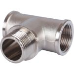 Тройник 3/4"x3/4"x3/4" ВНВ никелированный STOUT Тройник 3/4"x3/4"x3/4" ВНВ никелированный STOUT
