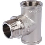 Тройник 3/4"x3/4"x3/4" ВНВ никелированный STOUT Тройник 3/4"x3/4"x3/4" ВНВ никелированный STOUT