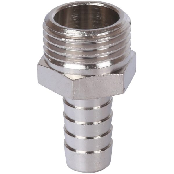 Штуцер 1/2"x12 НР никелированный STOUT Штуцер 1/2"x12 НР никелированный STOUT