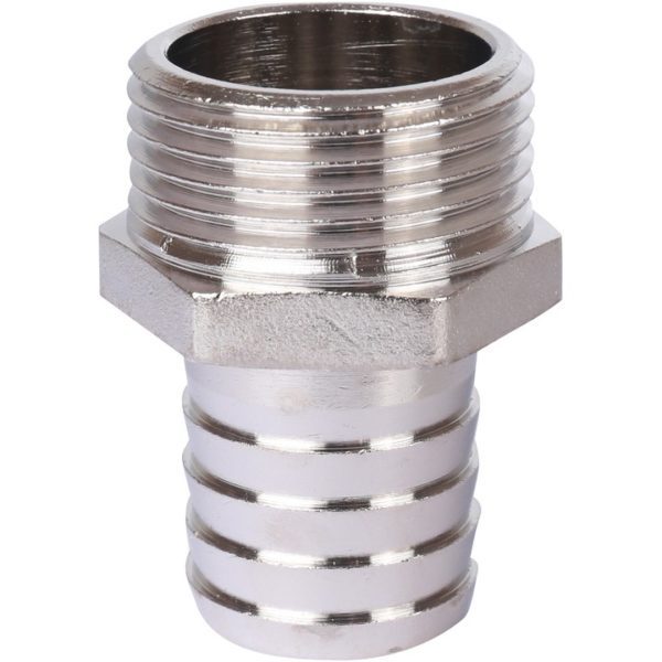 Штуцер 1"x25 НР никелированный STOUT