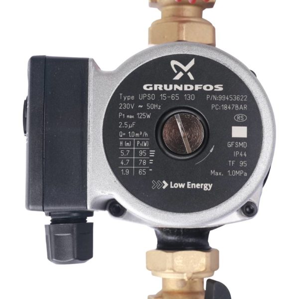 Насосная группа 3/4" с прямым контуром с насосом Grundfos UPSO 15-65 130 в теплоизоляции STOUT Насосная группа 3/4" с прямым контуром с насосом Grundfos UPSO 15-65 130 в теплоизоляции STOUT