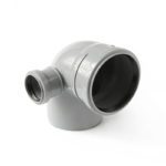 Отвод 110x50/45 с выходом левый для внутренней канализации Pro Aqua Comfort