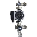 Насосно-смесительный узел с термостатическим клапаном, Grundfos UPSO 25-65 130 STOUT