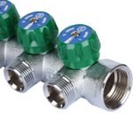 Коллектор регулирующий 1", 4 отвода 3/4" ЕК STOUT
