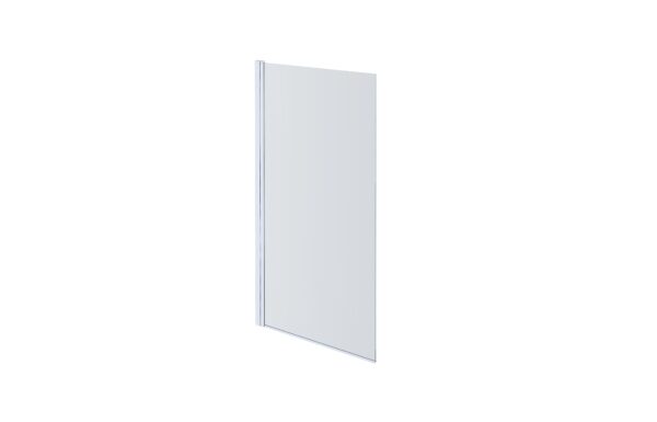AQ DEL SBA 08015CH Шторка на ванну, одноэлементная, поворотная 800X1500 профиль хром, стекло прозрачное (старый артикул AQNAP6211-80)